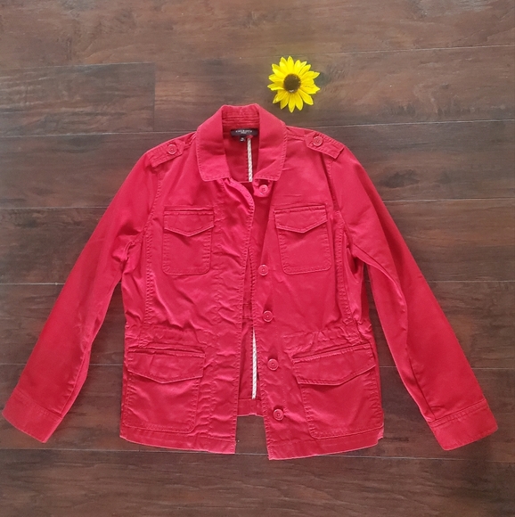 NEW TALBOTS RED JACKET - Picture 4 of 11